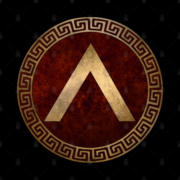 Lacedaemonian Lambda Ancient Spartan Shield by AgemaApparel