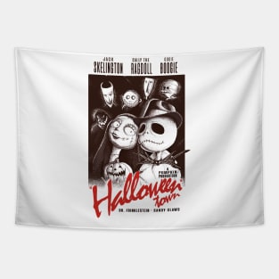 Halloween Town (white only) Tapestry