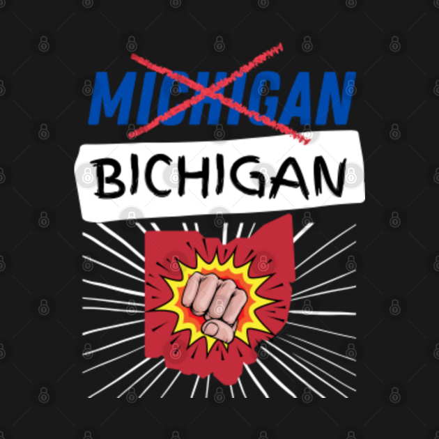 Discover Michigan Bichigan - Ohio State Football - T-Shirt