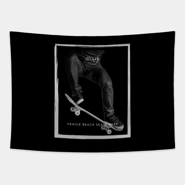 Ollie - Venice Beach Skate Park - Back Tapestry by Stitch & Stride