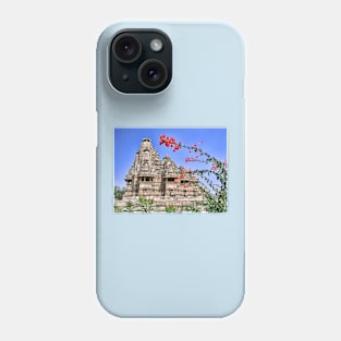 Temple. Khajuraho, India Phone Case