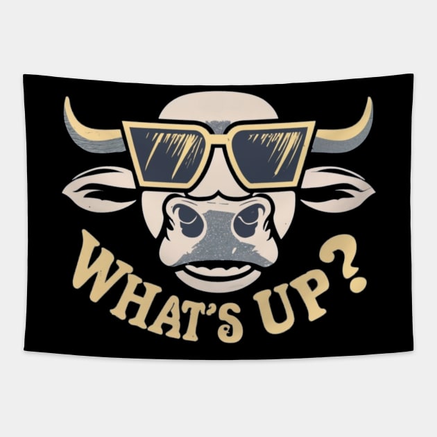 what's up bull Tapestry by Majkel&Majkel