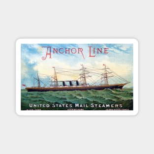 1885 Steamship City of Rome Magnet