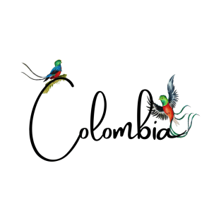 Medellin Colombia Quetzal Sticker for Tourists T-Shirt