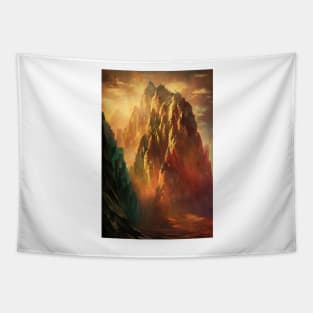 Mountain Sunset Tapestry