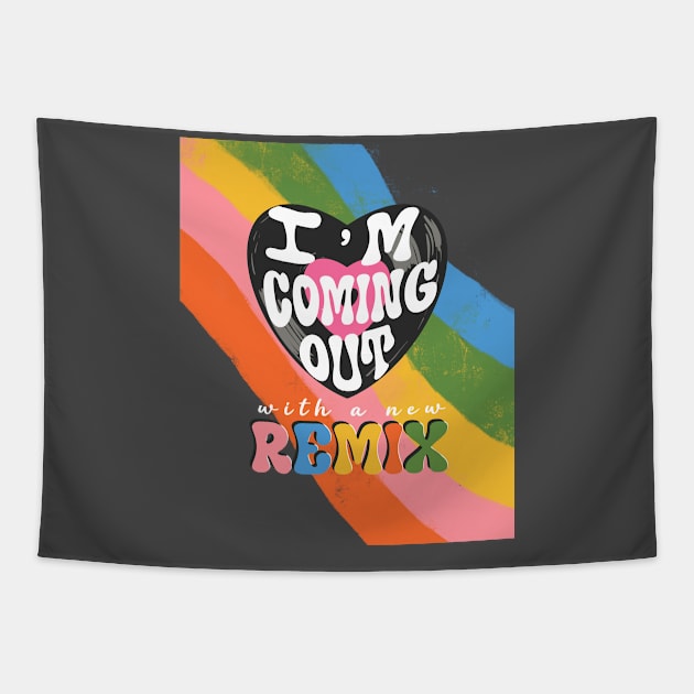 LGBTQ Coming Out Tapestry by Guncha Kumar