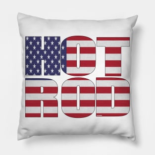 Hot Rod Stars and Stripes Pillow