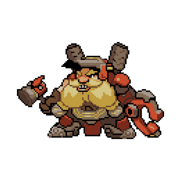 Overwatch - 16-Bit Torbjorn by wyckedguitarist