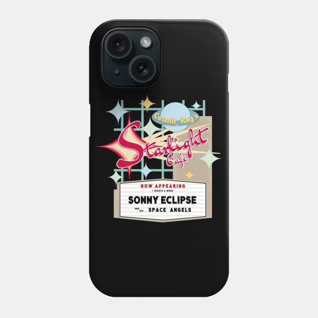 Starlight Cafe Sign Phone Case by ThemeParkPreservationSociety