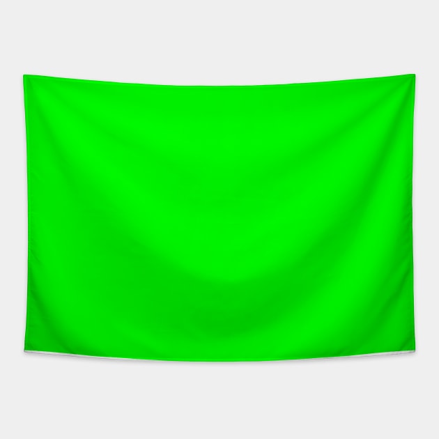 Neon Green Simple Solid Designer Color All Over Color Tapestry by podartist