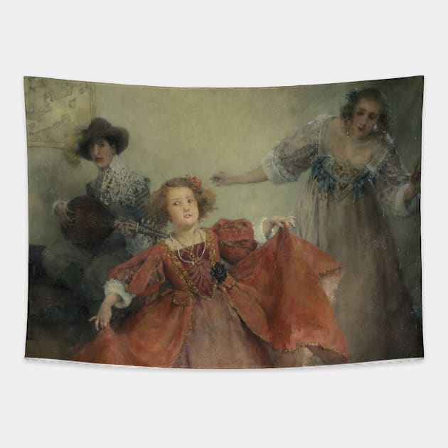 Airs and Graces by Laura Theresa Alma-Tadema Tapestry by Classic Art Stall