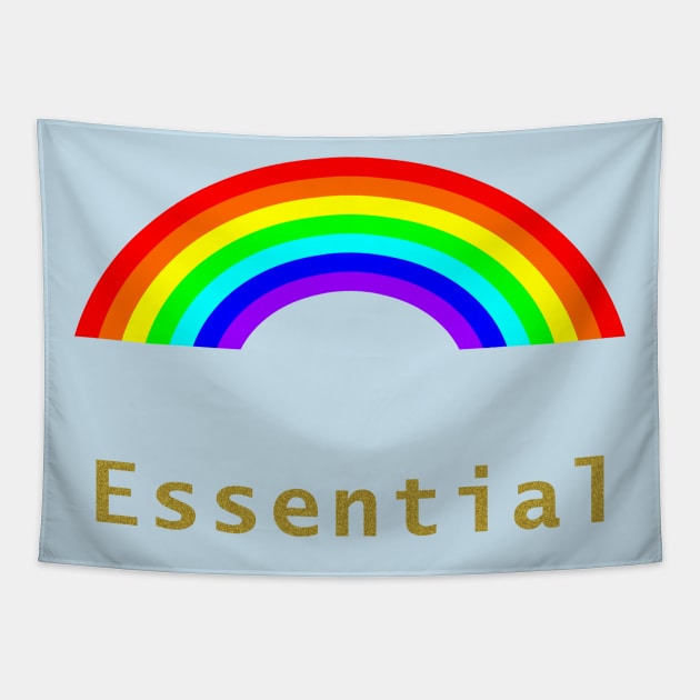 Essential Rainbow Tapestry by ellenhenryart