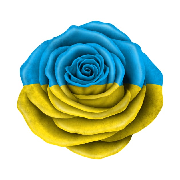 Ukrainian Flag Rose by jeffbartels