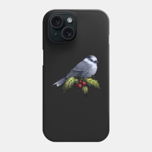 Holiday Bird Canada Gray Jay Phone Case