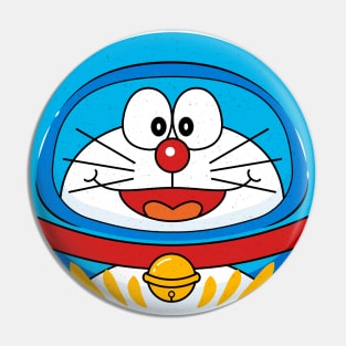 Doraemon Daruma Pin