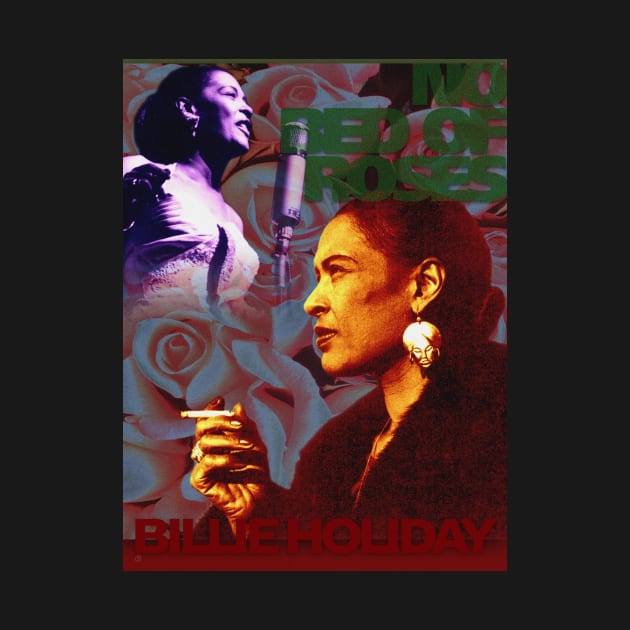 Billie Holiday Portrait Collage by Dez53