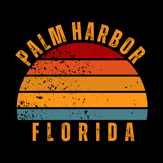 Palm Harbor Florida Vintage Retro by GRADA