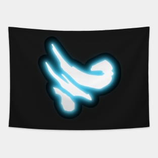 Neon Sky Symbol Tapestry