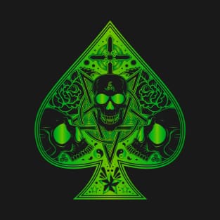 ace of Spades (green) T-Shirt