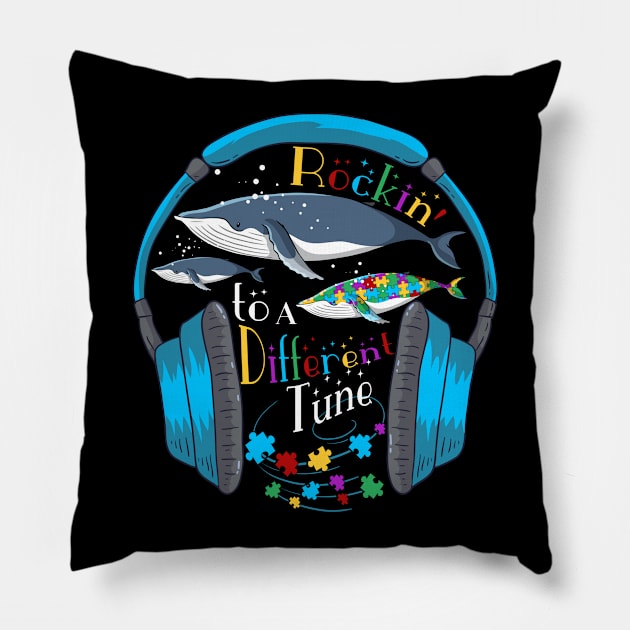 autism awareness gift Pillow by Jandjprints