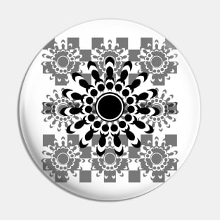 Geo Flower Pin