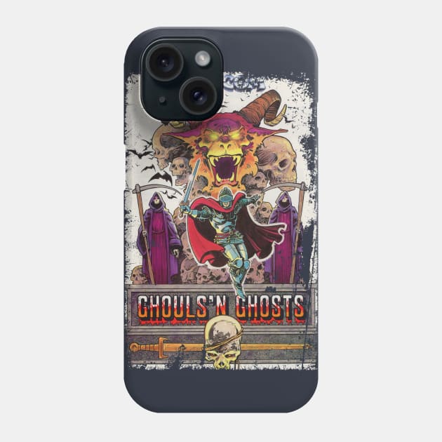 Ghouls 'N Ghosts Phone Case by Slippytee