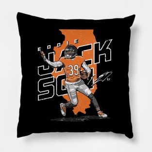 Eddie Jackson Cincinnati Player Map Pillow