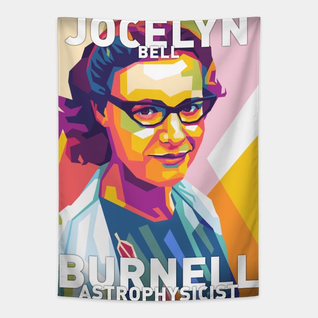 Jocelyn Bell Burnell Tapestry by Shecience