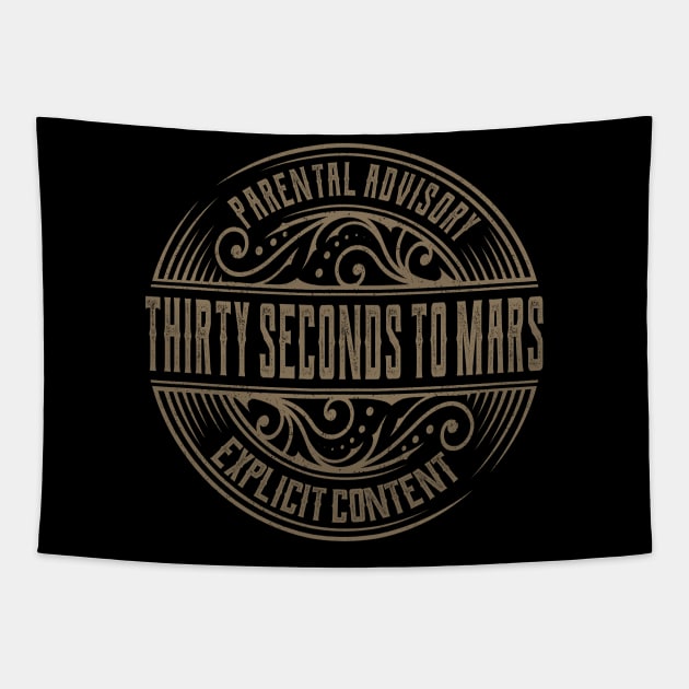 thirty seconds to mars vintage ornament Tapestry by irbey