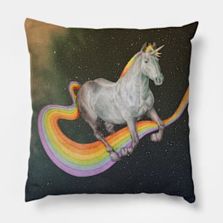 rainbow unicorn 1 Pillow