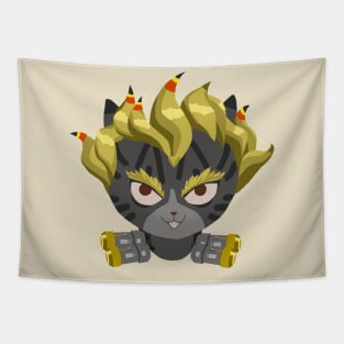 Overwatch Cats Junkrat Tapestry