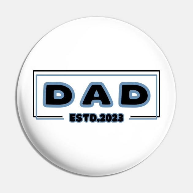 NEW DAD Pin by Profound Prints