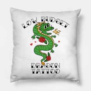 Low Budget Dragon Tatttoo Pillow