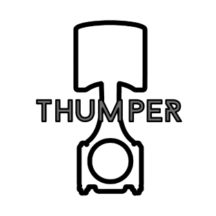 Thumper Piston Outline T-Shirt