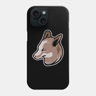 Sleek Fox Head Design Phone Case