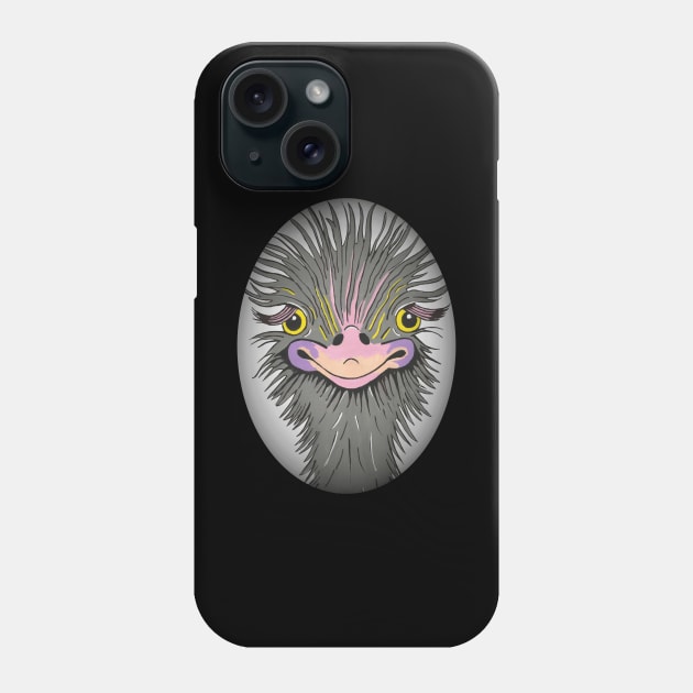 Cute Ostrich Phone Case by SartorisArt1