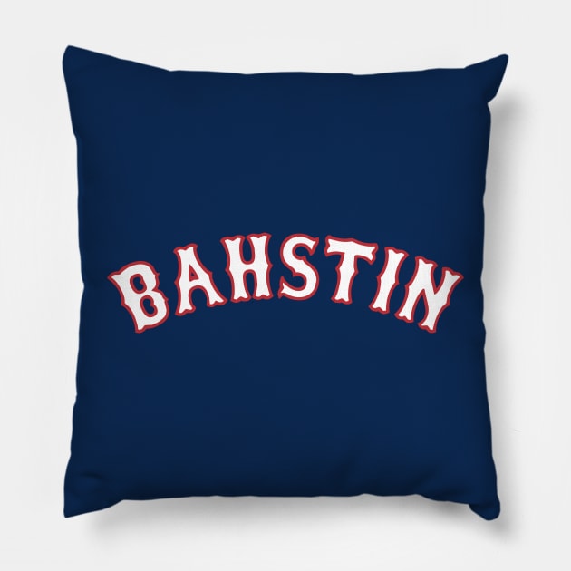 BAHSTIN - Navy 2 Pillow by KFig21