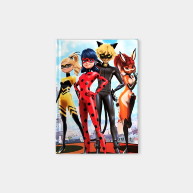 Ladybug Cat Noir Rena Rouge Queen Bee Miraculous Ladybug Notebook Teepublic