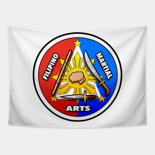 Filipino Martial Arts Logo (triangle style) Tapestry