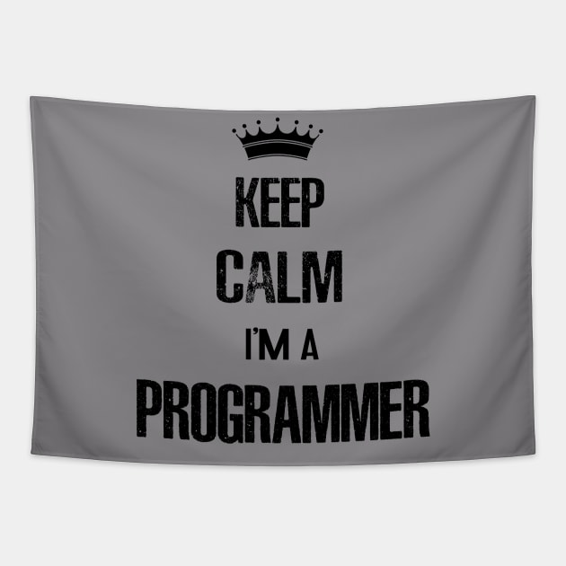 Keep calm I'am Programmer Tapestry by savy