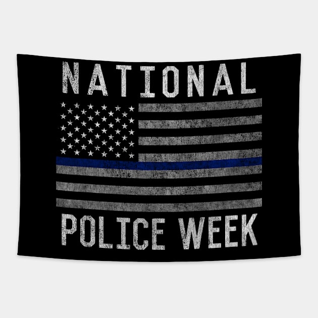 National Police Week Tapestry by Flippin' Sweet Gear