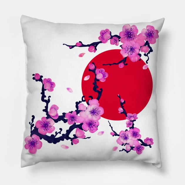 Sakura Pillow by Komataguri