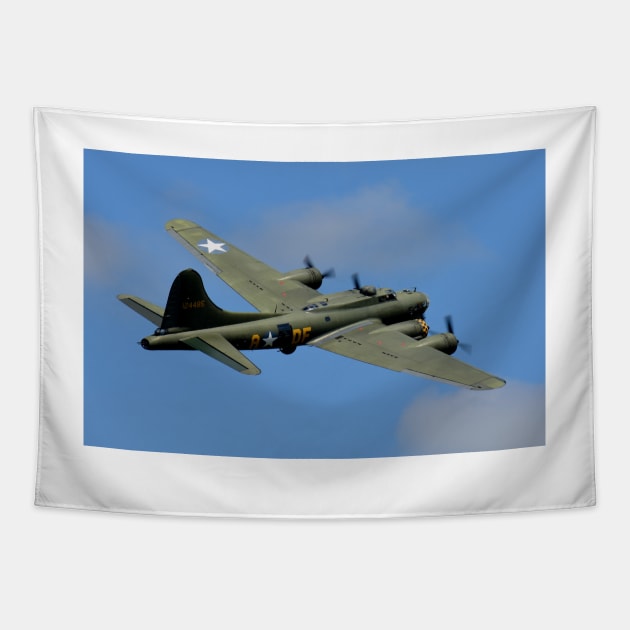 B-17 Flying Fortress Tapestry by CGJohnson