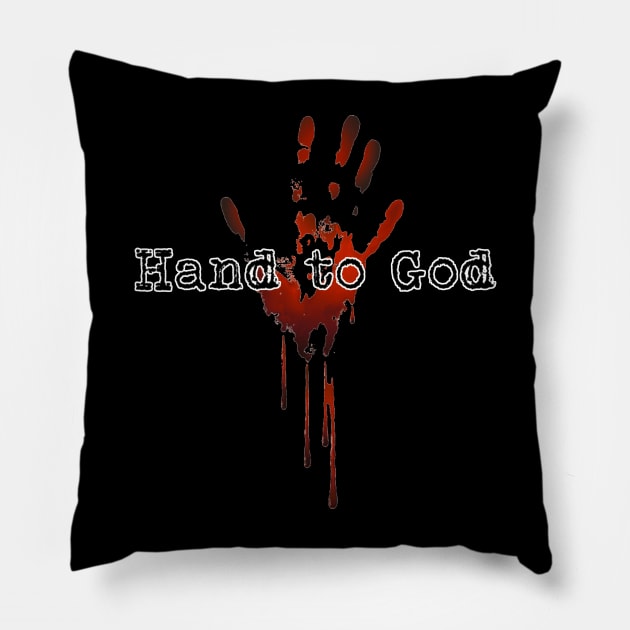 Hand to God Pillow by hauntedgriffin