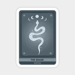 The Snake Card Magnet