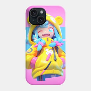 AKBLM - RYūGI ADVENTURE GIRL HAS STYLE りゅうぎ | COOL 3D ANIME GIRL FASHION Phone Case