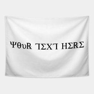 Your Text Here Tapestry