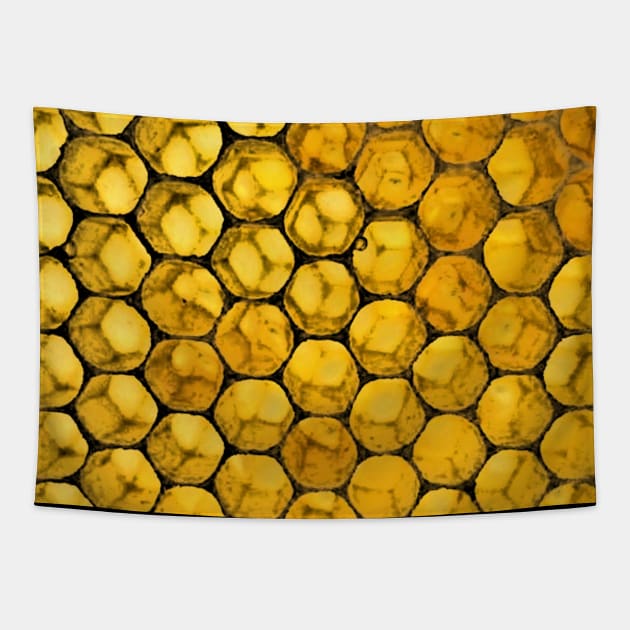 The Yellow Hive Tapestry by Dbaudrillier