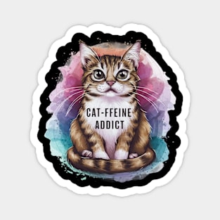 Catfeine Addicted Magnet