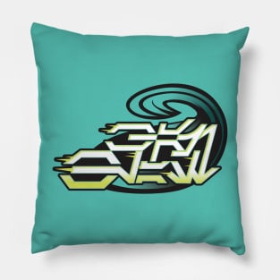 Baja Blast in Aurebesh Pillow